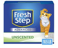 Fresh Step Advanced Clumping Cat Litter with Activated Charcoal & Natural Odor Control - Unscented, 18.5 lb