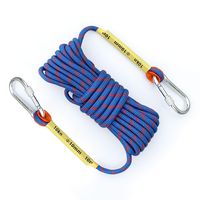 Outdoor Rock Climbing Rope 10mm Escape Rope Ice Climbing Equipment Fire Rescue Parachute Rope 10M(32ft) 20M(64ft) 30M (96ft)