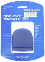 Shure A58WS-BLU Foam Windscreen for All Shure Ball Type Microphones, Blue