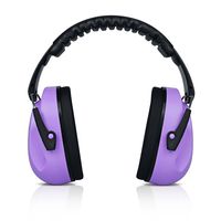 HEARTEK Kids Ear Protection Noise Reduction Children Protective Earmuffs - Sound Cancelling Hearing Muffs for Toddler, Baby, Infants - Adjustable, Foldable with Travel Bag - Lavender