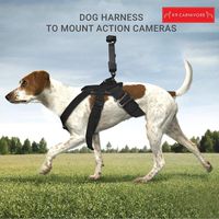 K9 CARNIVORE Pro Go Fetch Adjustable Outdoor Universal Action Camera Mount Pet Harness