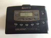 Sony Corp. Sony WM-FX401 Sony Radio Cassette Player #wm-fx401 Sony Walkman Auto Reverse Walkman FM/AM AVLS Model# WM-FX401 Portable Cassette Tape Player AM/FM Radio