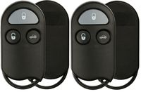 KeylessOption Keyless Entry Remote Control Car Key Fob Case Shell Pad Replacement for KOBUTA3T (Pack of 2)