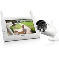 Swann SWADW-410KIT-US ADW-410 Digital Wireless Security System Monitor and Camera Kit (White)