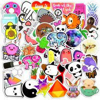 Vsco Stickers for Water Bottles, Big 50-Pack, Cute, Waterproof, Aesthetic Trendy Stickers for Teens, Girls, Perfect for Laptop, Hydro Flask, Phone, Cars, Skateboard, Travel Extra Durable 100% Vinyl