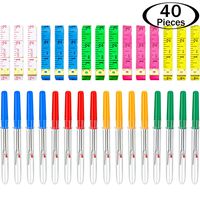 20 Pieces Seam Ripper Sewing Stitch Thread Unpicker Handy Stitch Sewing Tools and 20 Pieces 60 Inch Soft Tape Measure Ruler for Sewing Removing Threads