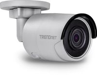 TRENDnet Indoor/Outdoor 5MP H.265 WDR PoE IR Bullet Network Camera, Night Vision up to 30 M (98 ft.), IP67 Rated Housing (-22° - 140°F), 120dB WDR, Free App for Android and IOS, TV-IP316PI