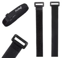 10-Pack 1 x 18 Inch Fastening Cable Straps, Hook and Loop Securing Cinch Cable Tie Down Straps Set, Adjustable Multipurpose for Cord Management, Cables, Wires, Hoses, Bundling Boxes