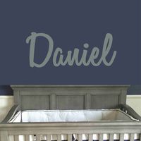 Custom Name Boys Wall Decal Monogram - Boys Personalized Name Wall Decal Sticker Art - Personalized Name Vinyl Wall Decal - Boys Room Wall Decor - Baby Name Wall Decal