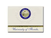 Signature Announcements University of Florida Warrington College of Business Graduation Announcements, Platinum style, Elite Pack 20 with School Seal