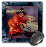 3dRose 8 x 8 x 0.25 Inches Vintage Witches Brew Mouse Pad (mp_6202_1)