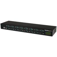 StarTech.com USB to Serial Hub - 16 Port - COM Port Retention - Rack Mount and Daisy Chainable - FTDI USB to RS232 Hub (ICUSB23216FD)