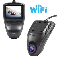 Driving Dash Cam Pro Camera, Car Front Dash Recorder Camera 4 Lanes,Driving Dvr Cam with WiFi,Sony Cmos Video Sensor,Loop Recording,G-Sensor,Invisible Design - Limited TIME Sale (TTP-C17B)