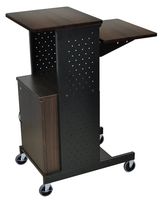 Luxor PS4000C - Walnut 40" Mobile Presentation Cabinet