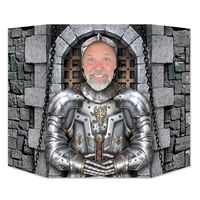 Beistle Knight Photo Property, 3-Feet 10-Inch by 25-Inch, Multicolor