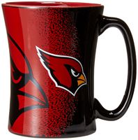 NFL Arizona Cardinals Mocha Mug, 14-ounce, Black