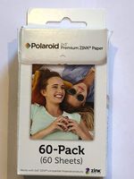 Polaroid 2x3 inch Premium ZINK Photo Paper (60 Sheets) - Compatible With Polaroid Snap, Z2300, SocialMatic Instant Cameras & Zip Instant Printer