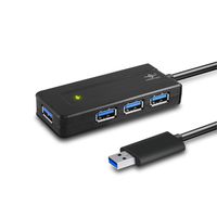 Vantec 4-Port USB 3.0 Bus-Powered Travel Hub (UGT-MH400U3)