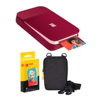 KODAK Smile Instant Digital Printer (Red) Soft Case Kit