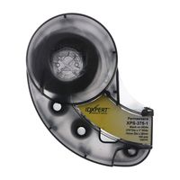 Brady XPS-375-1 IDXPERT PermaSleeve 0.645" Height, 1.015" Width, B-342 Heat-Shrink Polyolefin, Black On White Color Wire Marker Sleeves (100 Per Cartridge)