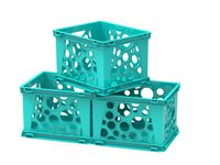 Storex Large File Crate, 17.25 x 14.25 x 10.5", Teal, Case of 3 (61670U03C)