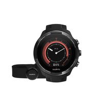 Suunto 9 GPS Sports Watch with Long Battery Life, Barometer and Wrist-Based Heart Rate + Heart Rate Belt (Black)