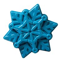 Nordic Ware 88242 Disney Frozen 2 Cast Snowflake Cake Pan, 6-Cups, Blue
