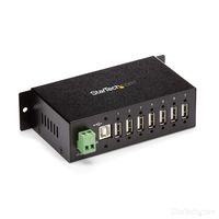 StarTech.com 7-Port Industrial USB 2.0 Hub with ESD & 350W Surge Protection - Mountable - Multiport Hub (ST7200USBM)