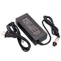 Tangspower 67.2V Lithium Battery Charger 60V Scooter 16S 1.5A 57.6V 59.2V 64V Auto-Stop Smart Tools Wheelbarrow (Connector: 3 Prong Inline (GX-16))