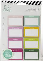 Heidi Swapp 314399 Embellishment Color Fresh-Memory Planner-Sticky Notes (8 Piece), Multicolor
