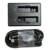 SJCAM Accessories USB Dual Slot Battery Charger Compatible with SJCAM M20 Underwater Waterproof Action Camera