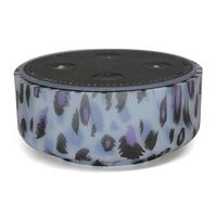 Silicone Case for Amazon Echo Dot by Auchee - Stylish Dress Up Cover Case fits Echo Dot 2nd Generation only (Violet Bud)
