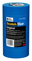 Scotch Painter's Tape 2090-36A-CP Painters Tape, 1.41" Width, Blue, 6 Piece