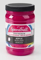 Speedball 046411 Acrylic Screen Printing Ink, 32 fl. oz, Process Magenta