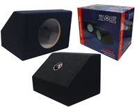 Absolute USA 6.5PKB 6.5" Angled/Wedge Box Speakers, Set of Two (Black)