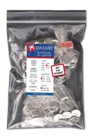 100 Buttons to Cover - Made in USA - Self Cover Buttons with wire eyes size 36 with Tool