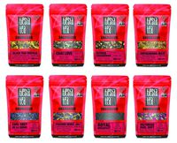 Tiesta Tea | Loose Leaf Black and Mate Tea Sample Pack | Energy-Boosting Tea, High Caffeine | 7 Count 1oz Pouches | Gift Box | Chai, English Breakfast, Earl Grey Tea and Fruity Black Tea