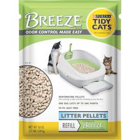 Purina Tidy Cats Litter Pellets, BREEZE Refill Litter Pellets - (6) 3.5 lb. Pouches