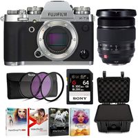 Fujifilm X-T3 Digital Camera w/XF 16-55mm f/2.8 R LM WR Lens Video Accessory Bundle + G Series 64GB Card