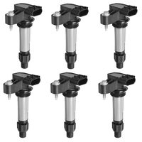 Pack of 6 Ignition Coil for 2007-2019 Buick Cadillac CTS SRX XTS Chevy Camaro Equinox Impala GMC Terrain Pontiac Saab Saturn Suzuki V6 3.0L 3.2L 3.6L UF569
