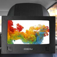 COOAU Car Headrest Mount Strap Case for 9" - 9.5" Portable DVD Player with Swivel & Flip Screen