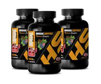 Heart Health Goal Supplement - Immune Support Formula - Natural Herbs and Vitamins - Extreme ANTIOXIDANTS - Turmeric Joint - 3 Bottle (180 Capsules)