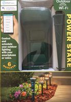 Wi-Fi Smart Home Outdoor Power Stake (6 outlets) Compatible with Alexa