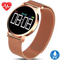 TURNMEON Smart Watch for Women Men, Fitness Activity Tracker with Heart Rate Blood Pressure Monitor Sleep Camera Smart Reminder- Sports Watch for Android/iOS Birthday Christmas Gift