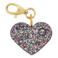 Personal Safety Alarm for Women - Ahh!-larm! Emergency Self-Defense Security Alarm Keychain with LED Light, Purse Charm, Confetti Glitter Heart