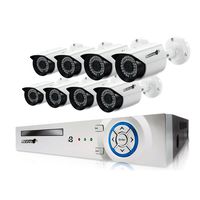 LOGAN XVR All in One Video Security System 8ch 1080N / 8 Bullet 1MP Cameras (8CH, 8CAM)