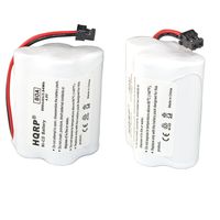 HQRP 2-Pack Battery for Uniden Bearcat SPORTCAT BP180 BP-250 BP250 BBTY0356001 BP-180 Replacement Plus HQRP Coaster