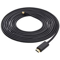 AmazonBasics Mini DisplayPort to HDMI Display Adapter Cable - 15 Feet (Renewed)