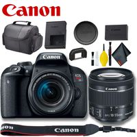Canon EOS Rebel T7i DSLR Camera with 18-55mm Lens Basic Bundle