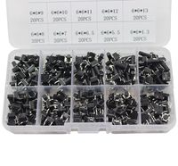 Tactile Push Button Switch Micro Momentary Tact Assortment Kit-200 pcs 10 Value 6 MMX 6mm 4 Pin Micro Switches